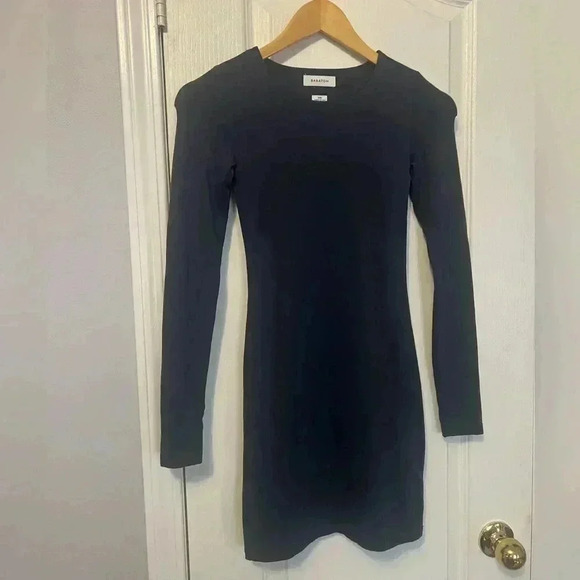 Navy Blue Aritzia/Babaton Long Sleeve Dress in Size 2XS - Picture 2 of 5